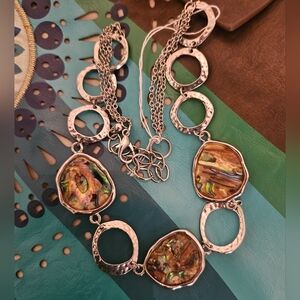 Vintage Abalone Necklece